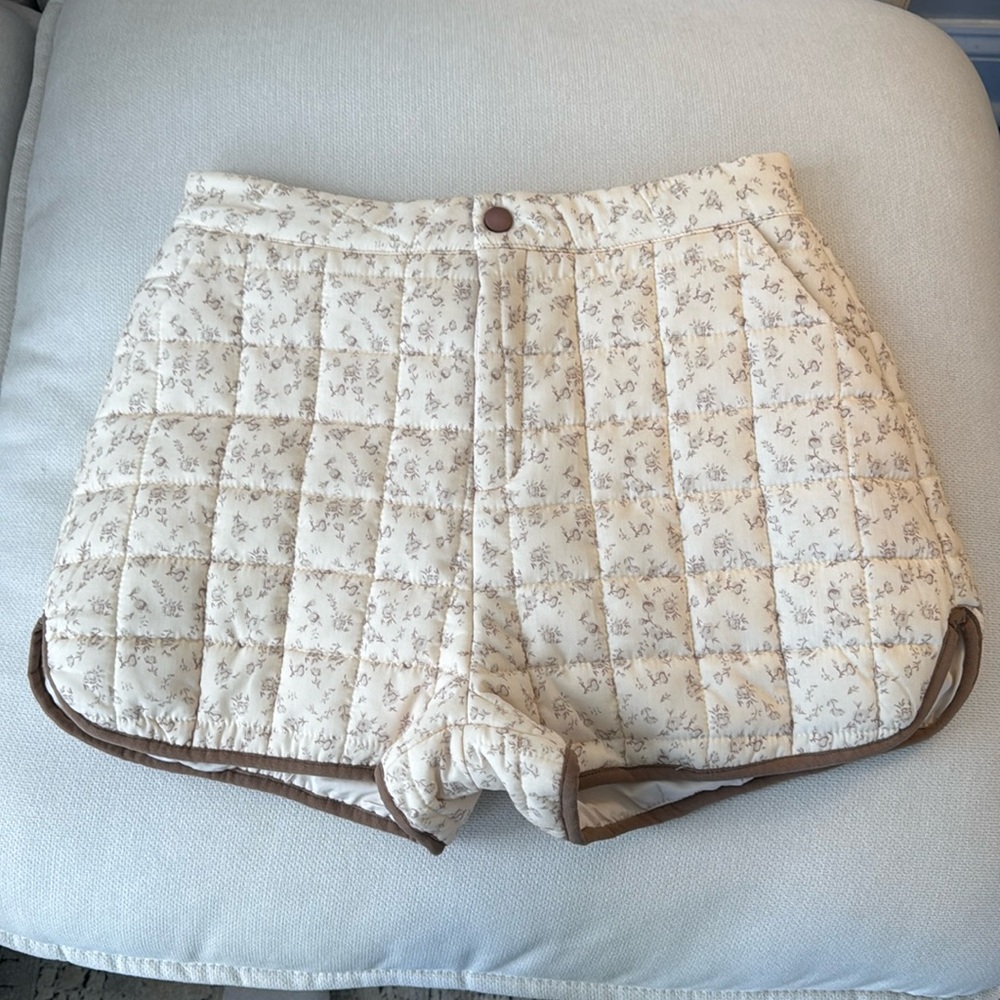 Quilted shorts